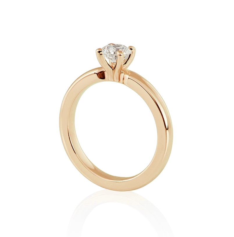 yellow gold engagement ring auste jewellery